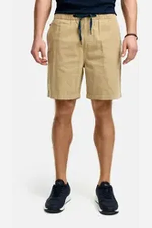 INDICODE Chinoshorts INPolle aus weichem und strapazierfähigem Cordstoff beige M