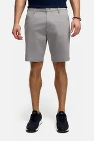 INDICODE Chinoshorts INSeven mit dezenten Gesäßtaschen grau L