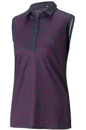 PUMA Poloshirt Golf Polo Cloudspun Whitewater Sleeveless Damen XL XL