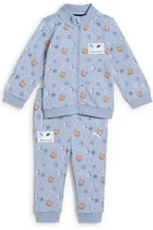PUMA Sportanzug BMW M Motorsport Langarm-Set mit Allover-Print Kinder blau 80