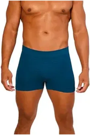 STARK SOUL Boxershorts Sport Boxershorts PERFORMANCE Herren Seamless, leicht und atmungsaktiv blau S/M