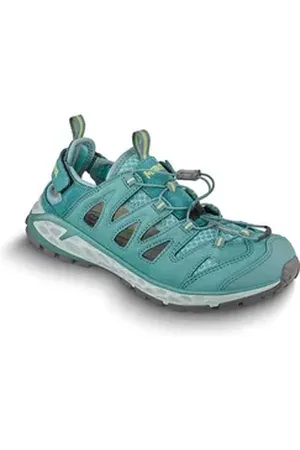 Meindl Brindisi Lady Comfort fit PW Outdoorschuh Comfort fit® mehr Platz im Vorfußbereich und festen Halt in der Ferse blau|gelb 37 EU
