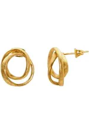 Heideman Paar Ohrstecker Mava goldfarben (Ohrringe, inkl. Geschenkverpackung), Ohrringe Frauen goldfarben