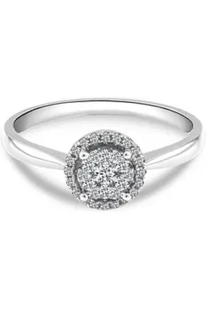 adam & eve Diamantring mit 33 Brillanten 0.21ct. 585/- Gold weiß 50