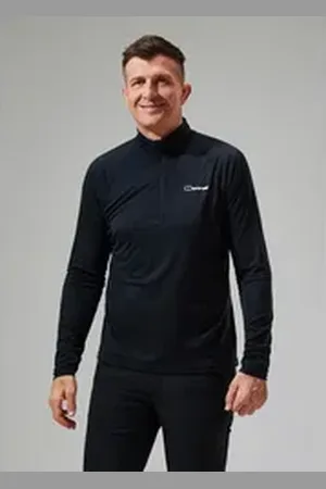 Berghaus Funktionsshirt Trailblaze (1-tlg) aus atmungsaktivem Material schwarz L Herren