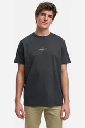 Kronstadt T-Shirt KSConrad Organic T-Shirt mit Rundhals-Ausschnitt aus 100% Bio-Baumwolle grau L