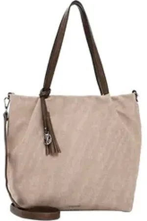 Emily & Noah Shopper E&N Elke, für Damen beige 45 cm x 35 cm x 15 cm