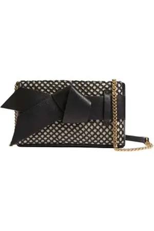 Ted Baker Clutch Jeesie Bow Canvas Clutch Bag schwarz
