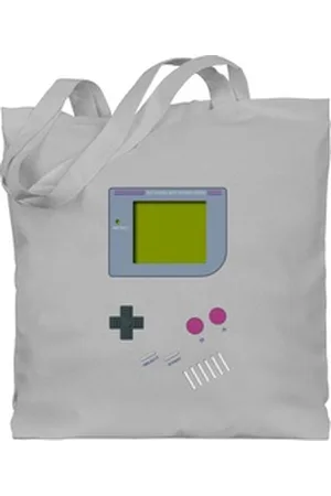 Shirtracer Umhängetasche Gameboy, Nerds I 90s I 90iger I Fastnacht I Fasnacht I Fasnet, Karneval & Fasching grau