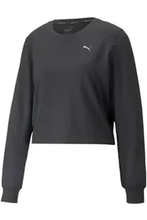 PUMA Fleecepullover Damen Pullover STUDIO YOGINI TREND SWEATSHIRT 521586 schwarz XL