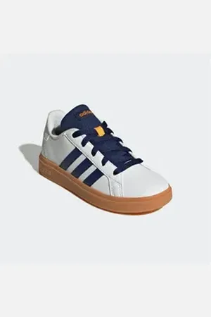 adidas Sportswear GRAND COURT LIFESTYLE TENNIS LACE-UP Sneaker Design auf den Spuren des Superstar weiß 39 EU