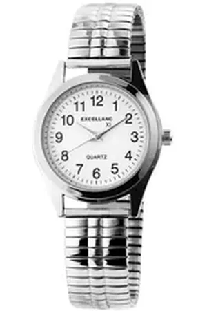 Excellanc Quarzuhr Hiyam Herrenuhr mit Edelstahlzugband, Herrenuhr Edelstahl