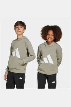 adidas Sportswear Kapuzensweatshirt J BL FT HD 280 beige 140