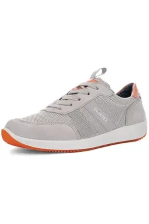 ARA Damen Schnürer Lissabon Sneaker grau 41,5 EU