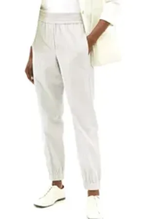 Brunello Cucinelli Loungepants Cordhose Hose Jogpants aus Baumwolle – Travelwear in Eis Grau Elastischer Bund und elastische Beinabschlüsse 2XS