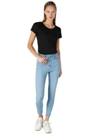 Colins Girlfriend-Jeans 760 Diana Super Slim Fit High Waist Skinny Jean Damenhose rosa 28-28