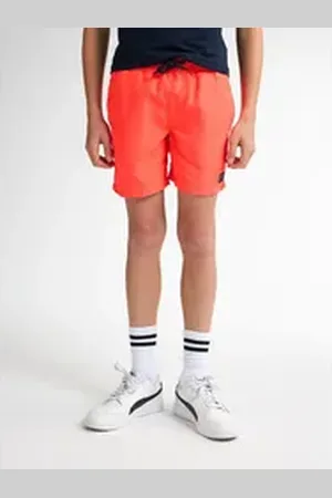 Petrol Industries Badeshorts Unifarbene Badehose Palmside rosa 176