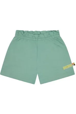 loud + proud Shorts einfarbig Biobaumwolle grün 74/80