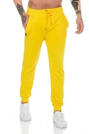 Redbridge Jogginghose mit Brandlogo High Quality Jogger elastischer Bund gelb S