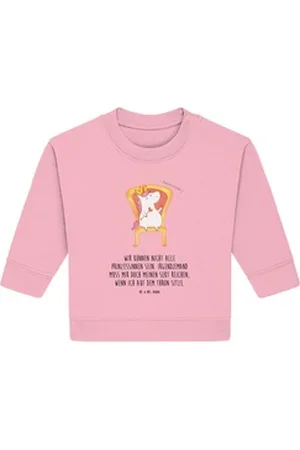 Mr. & Mrs. Panda Longpullover Einhorn Prinzessin 12. - 18. Monat - Cotton Pink - Geschenk, Einhorn (1-tlg) rosa 12. - 18. Monat