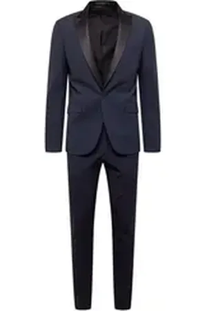 Lindbergh Anzug (1-tlg) blau|schwarz 50