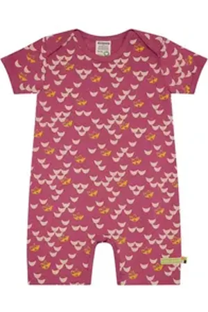 loud + proud Spieler mit Druck Biobaumwolle rosa 50/56
