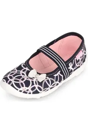 Ladeheid Kinder Mädchen Hausschuhe Ballerinas LAVI0016 Hausschuh blau 28