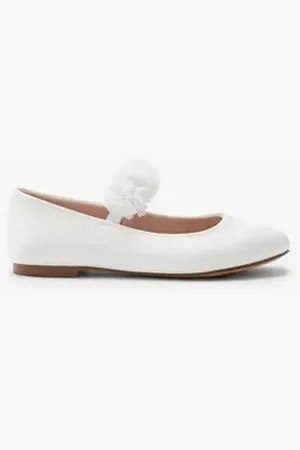 Next Festliche Schuhe, schmutzabweisend - Weite (G) Ballerina (1-tlg) weiß 34,5 EU
