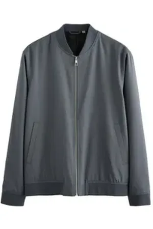 Next Bomberjacke Schicke Bomberjacke (1-St) grau 4XL