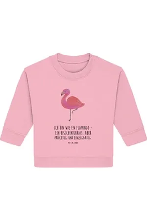 Mr. & Mrs. Panda Longpullover Flamingo Classic 12. - 18. Monat - Cotton Pink - Geschenk, für mich, (1-tlg) rosa 12. - 18. Monat