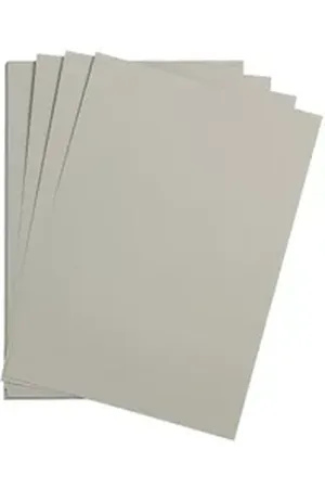 Clairefontaine Fotopapier Maya Tonpapier A1 120g 50 Bogen - Hellgrau 97872C, Bögen grau