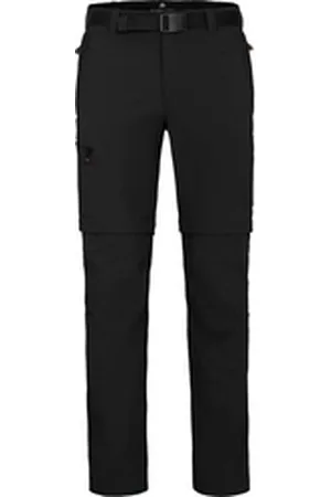 Bergson Outdoorhose BAKER ZIPP-Off Herren Wanderhose, vielseitig, pflegeleicht, Normalgrößen, schwarz schwarz normal | 60