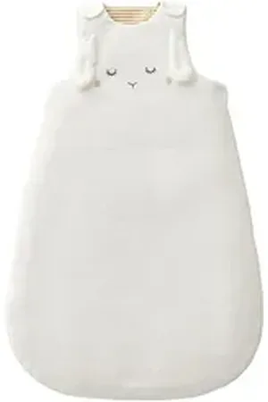 Vertbaudet Babyschlafsack Ärmelloser Baby Schlafsack SCHÄFCHEN, Sommerschlafsack, 2 TOG weiß 85CM