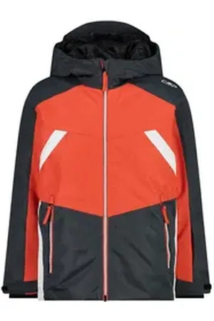 CMP Skijacke Jungen Skijacke Kid Jacket Fix Hood 32W0014 grau 152