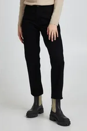 Ichi 5-Pocket-Jeans schwarz 25
