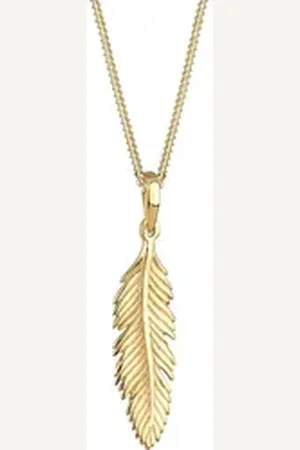 Elli Collier Damen-Kette 925er Silber goldfarben