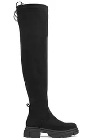 DeeZee Overknees Damen WS0902-01 Schwarz Overkneestiefel schwarz 38 EU