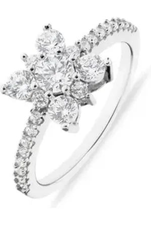 FAVS Silberring Damen-Damenring 925er Silber 1 Zirkonia, Zirkonia, synthetisch silberfarben 52