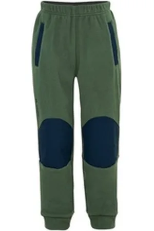 Vaude Funktionshose Kids Pulex Pants (1-tlg) besonders leichte Funktionshose für sportliche Aktivitäten grün 134/140