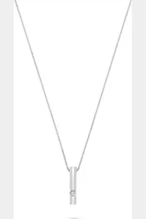 CHRIST Collier Damen-Kette 1 Diamant silberfarben