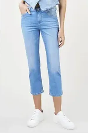Blue Fire 7/8-Jeans blau 32i
