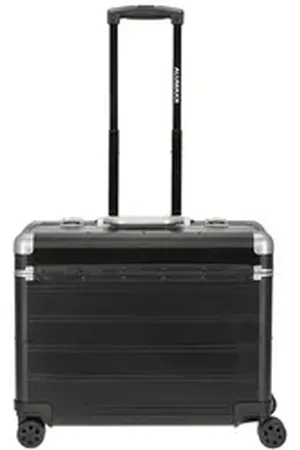 Alumaxx Business-Koffer Pandora 42 - 4-Rollen-Businesstrolley 47 cm, 4 Rollen Rollen schwarz