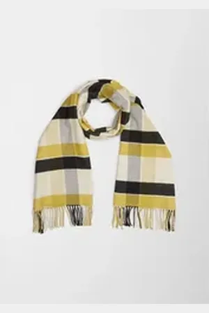 QS by s.Oliver Schal Schal aus Viskosemix, Fransen beige