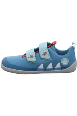 Affenzahn Halbschuh Baumwolle Lucky Hai Slipper blau 29 EU