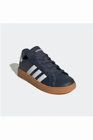 adidas Sportswear GRAND COURT LIFESTYLE TENNIS LACE-UP Sneaker Design auf den Spuren des Superstar blau 40 EU