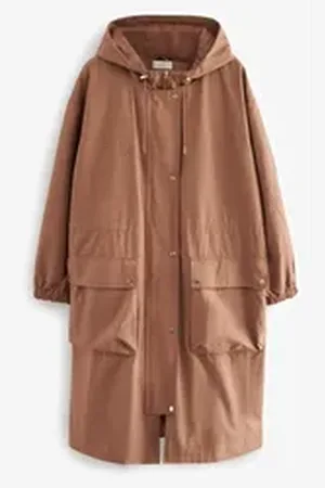 Next Parka Wasserabweisende, leichte Parkajacke – Kurzgröße (1-St) rosa XL