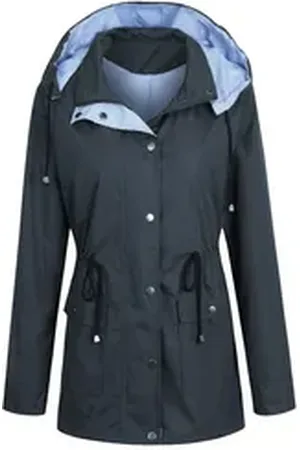 Allthemen Funktionsjacke Damen Outdoorjacke Wasserabweisend & Winddicht blau S