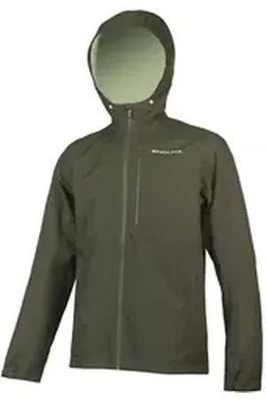 Endura Funktionsjacke (1-St) mit Sturmlasche hinter dem Frontreißverschluss grün S