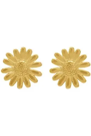 Heideman Paar Ohrstecker Valeria goldfarben (Ohrringe, inkl. Geschenkverpackung), Blumen Stecker Damen goldfarben