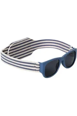 Vertbaudet Sonnenbrille Jungen Baby Sonnenbrille mit Klettband blau